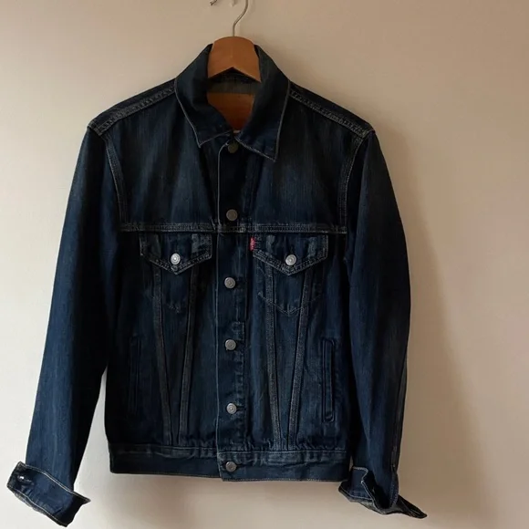 Levi's Dark Indigo Denim Jacket - Picture 3 of 5